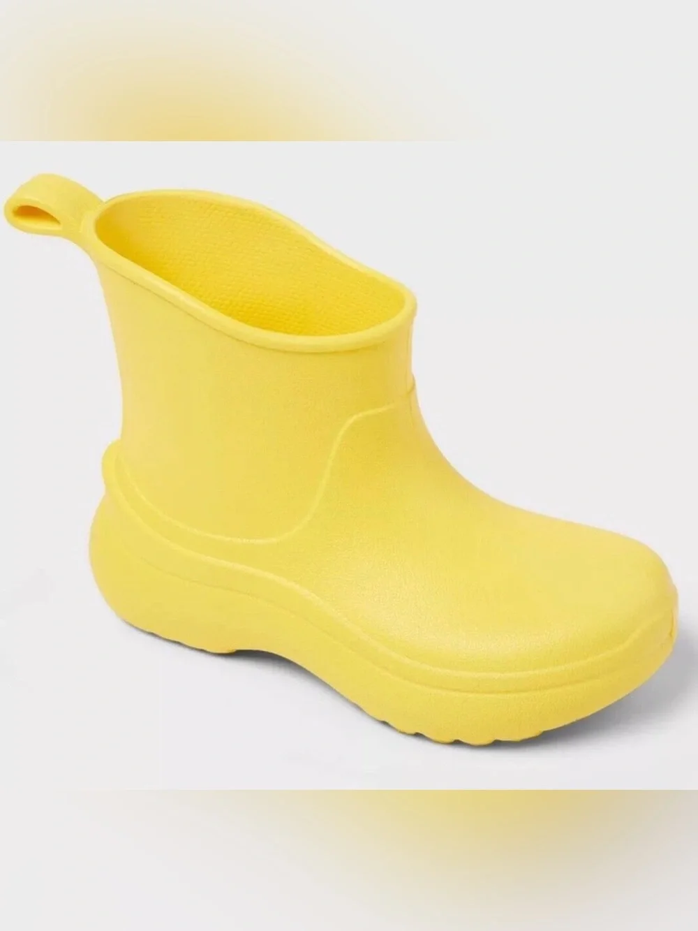 Cat & Jack Toddler Eli Rain Waterproof Boot Yellow 12T New with Tag